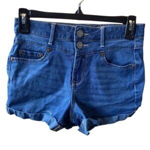 Aeropostale High Waisted Shorty Denim Jean Shorts Size 2